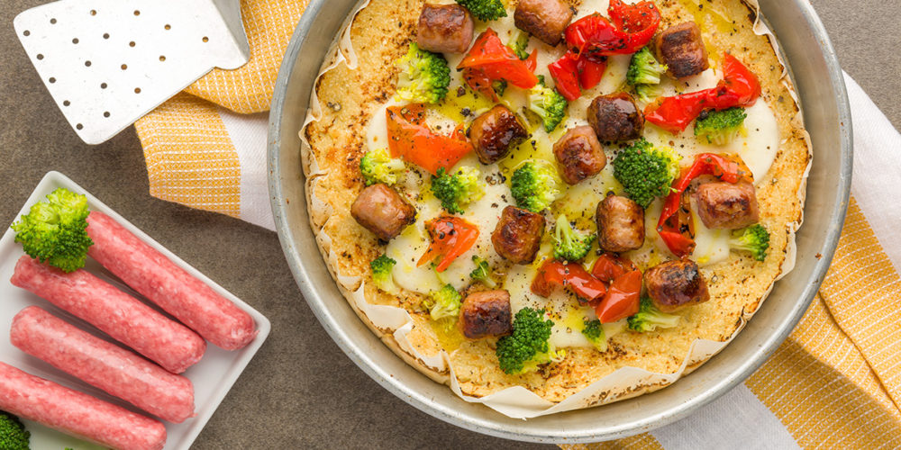 Recipe: Cauliflower Pizza with luganega pork sausage