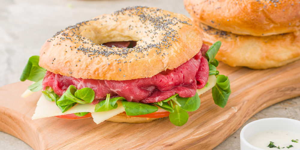 Recipe: Carpaccio filled bagels