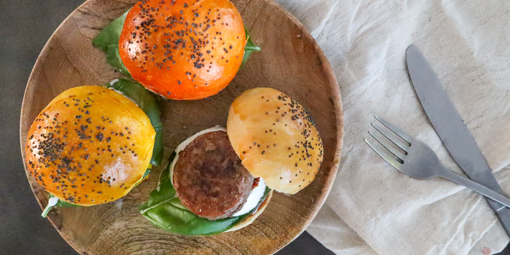 Ricetta Mini burger al pomodoro e alla curcuma