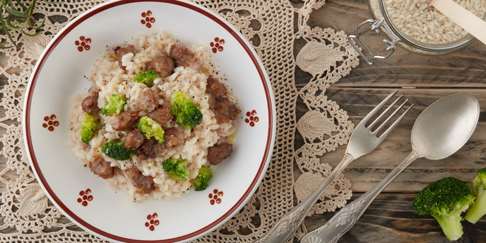 Ricetta Risotto broccoli e salamella